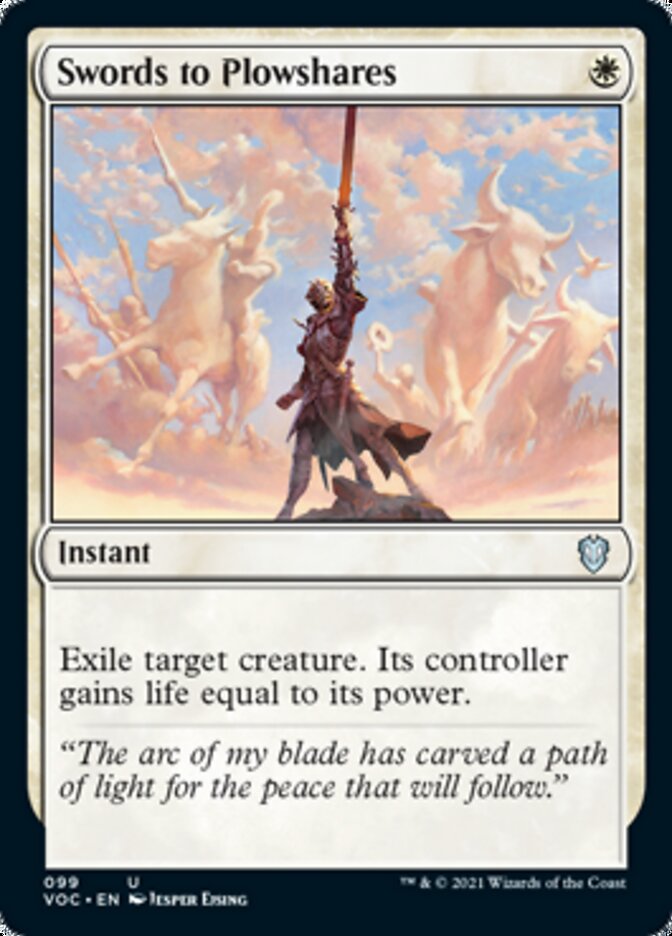 Swords to Plowshares [Innistrad: Crimson Vow Commander] - Evolution TCG