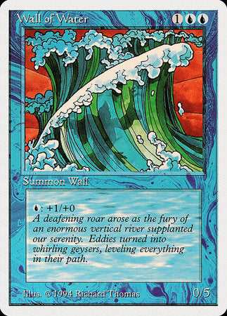 Wall of Water [Summer Magic / Edgar] - Evolution TCG