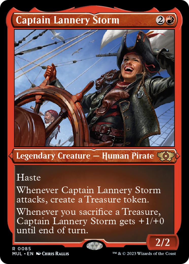 Captain Lannery Storm (Foil Etched) [Multiverse Legends] - Evolution TCG