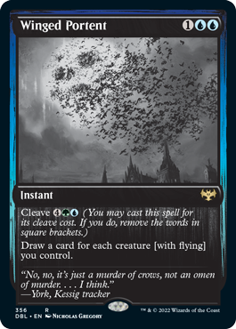 Winged Portent [Innistrad: Double Feature] - Evolution TCG
