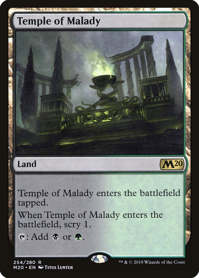 Temple of Malady [Core Set 2020] - Evolution TCG