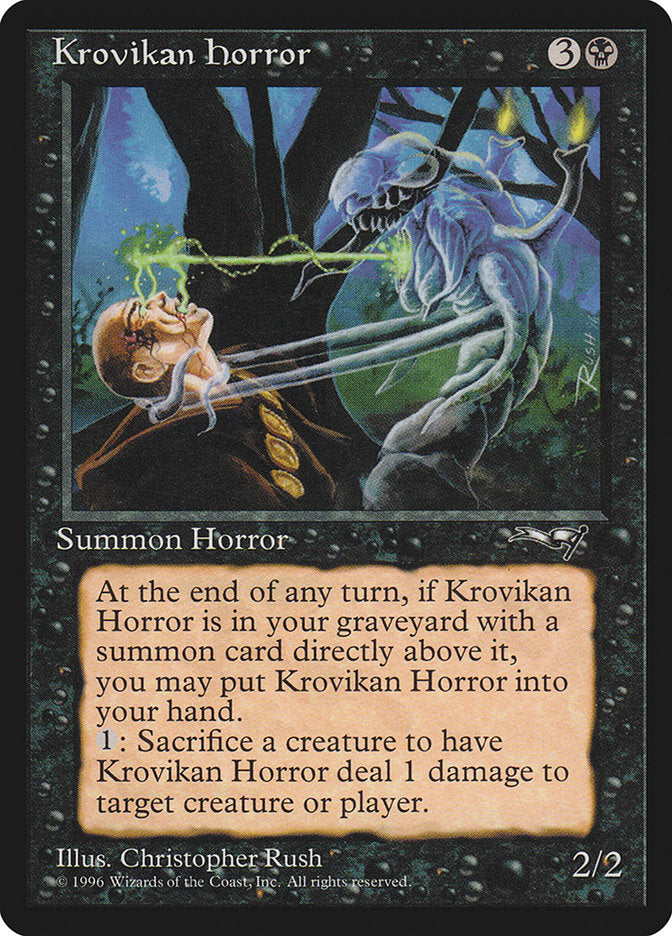 Krovikan Horror [Alliances] - Evolution TCG