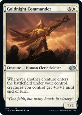 Goldnight Commander [Jumpstart 2022] - Evolution TCG