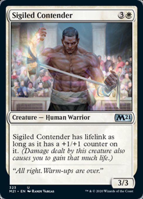 Sigiled Contender [Core Set 2021] - Evolution TCG