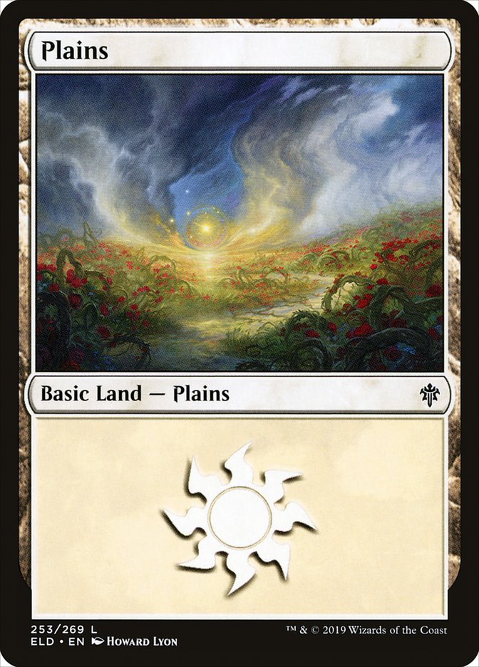 Plains (253) [Throne of Eldraine] - Evolution TCG