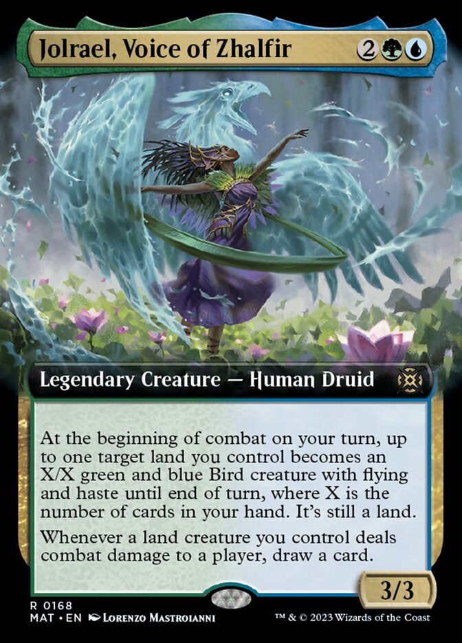 Jolrael, Voice of Zhalfir (Extended Art) [March of the Machine: The Aftermath] - Evolution TCG