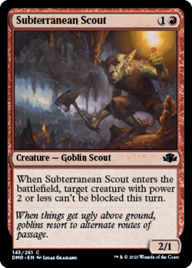 Subterranean Scout [Dominaria Remastered] - Evolution TCG