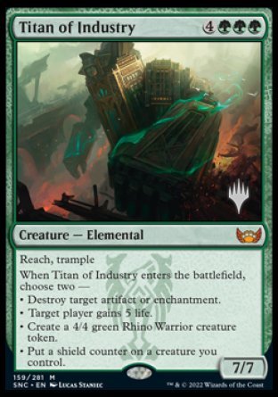 Titan of Industry (Promo Pack) [Streets of New Capenna Promos] - Evolution TCG