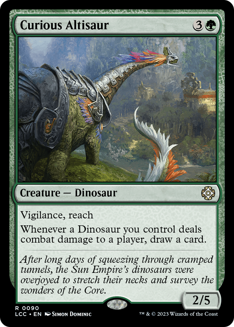 Curious Altisaur [The Lost Caverns of Ixalan Commander] - Evolution TCG