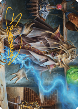 Renari, Merchant of Marvels Art Card (Gold-Stamped Signature) [Commander Legends: Battle for Baldur's Gate Art Series] - Evolution TCG