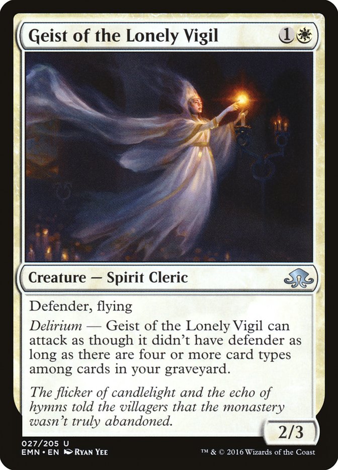 Geist of the Lonely Vigil [Eldritch Moon] - Evolution TCG