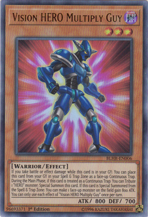 Vision Hero Multiply Guy [BLHR-EN006] Ultra Rare - Evolution TCG