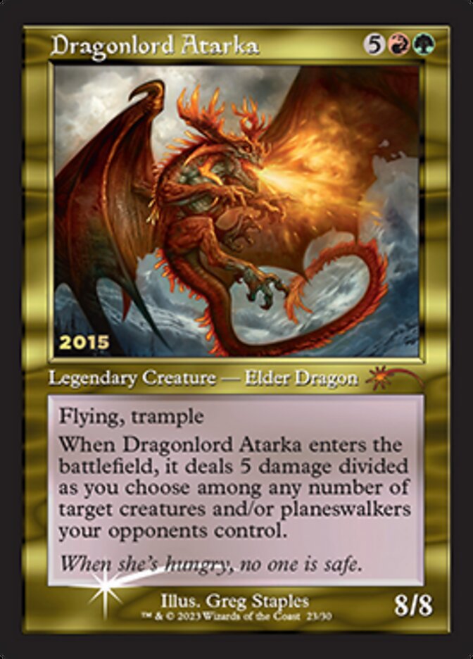 Dragonlord Atarka [30th Anniversary Promos] - Evolution TCG