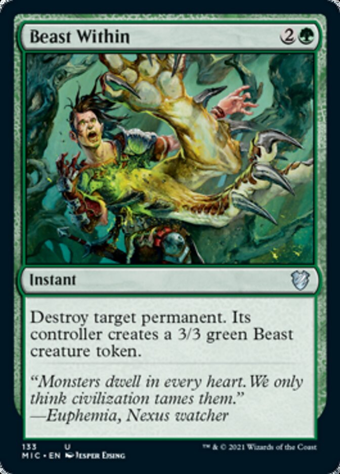 Beast Within [Innistrad: Midnight Hunt Commander] - Evolution TCG