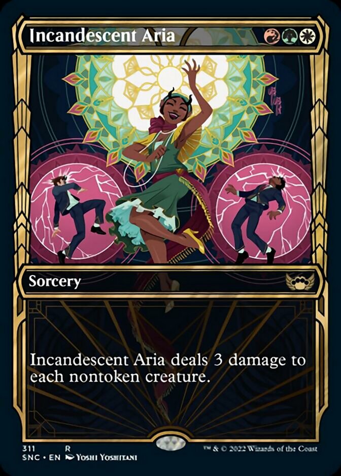 Incandescent Aria (Showcase Golden Age) [Streets of New Capenna] - Evolution TCG