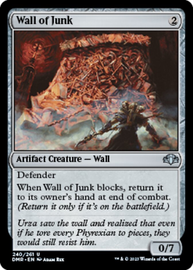 Wall of Junk [Dominaria Remastered] - Evolution TCG