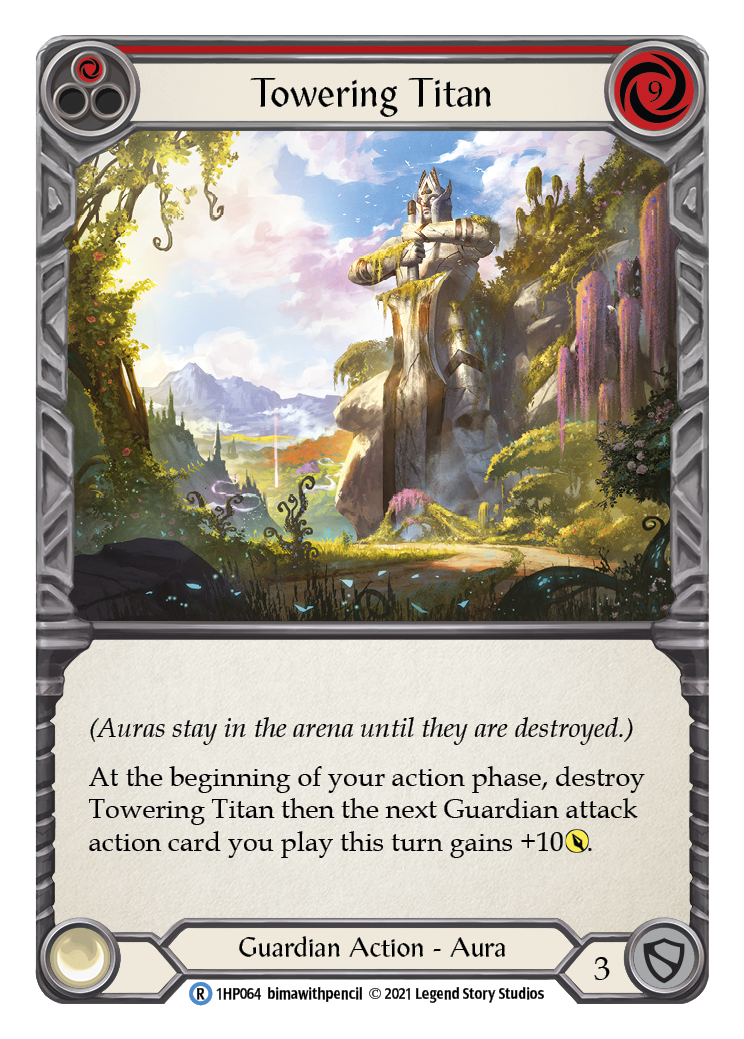 Towering Titan (Red) [1HP064] (History Pack 1) - Evolution TCG