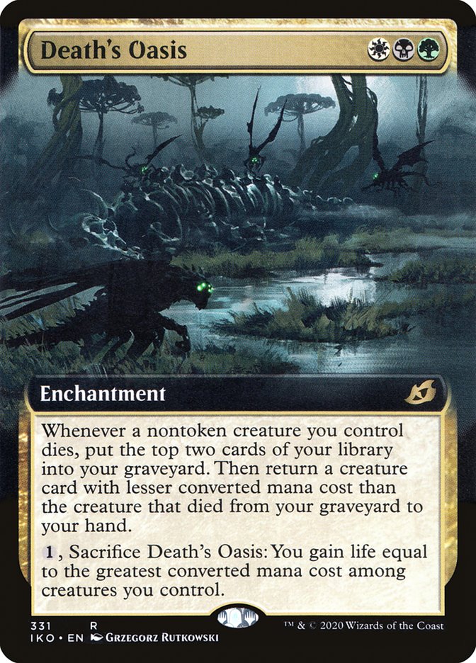 Death's Oasis (Extended Art) [Ikoria: Lair of Behemoths] - Evolution TCG