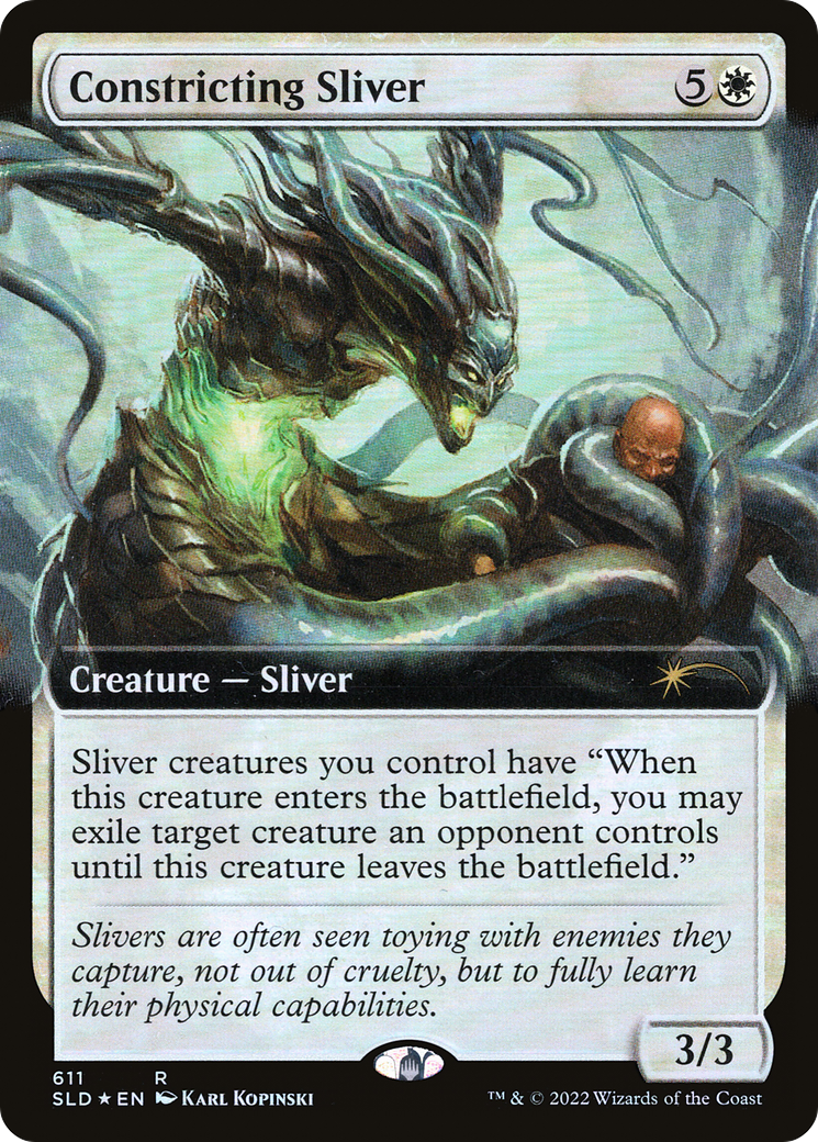 Constricting Sliver (Extended Art) [Secret Lair Drop Promos] - Evolution TCG