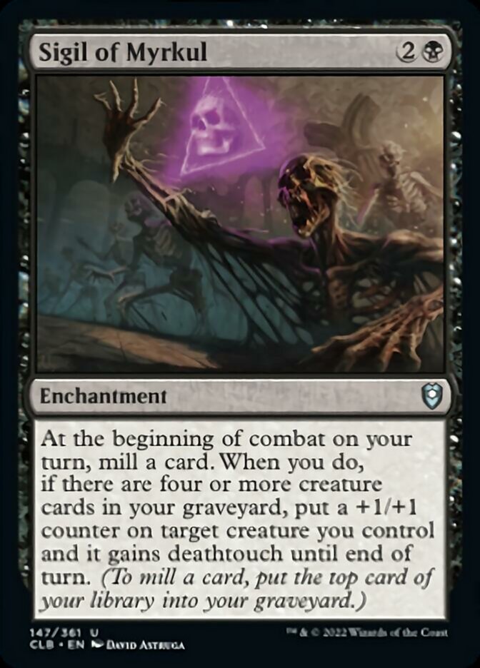 Sigil of Myrkul [Commander Legends: Battle for Baldur's Gate] - Evolution TCG