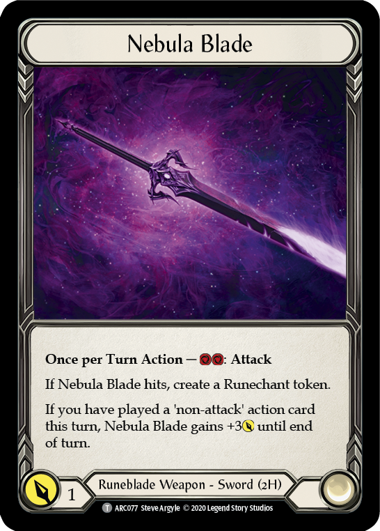 Runechant // Nebula Blade [U-ARC112 // U-ARC077] (Arcane Rising Unlimited)  Unlimited Normal - Evolution TCG