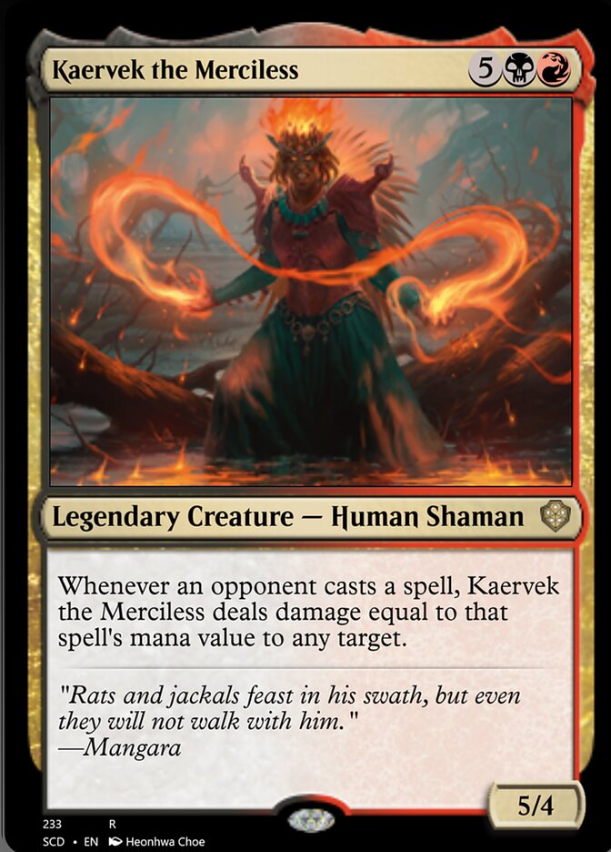 Kaervek the Merciless [Starter Commander Decks] - Evolution TCG