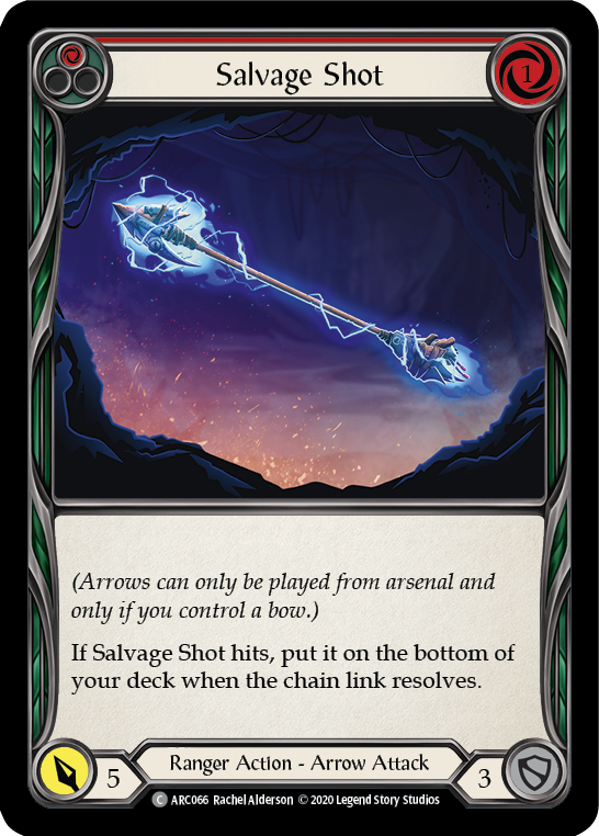 Salvage Shot (Red) [U-ARC066] (Arcane Rising Unlimited)  Unlimited Normal - Evolution TCG