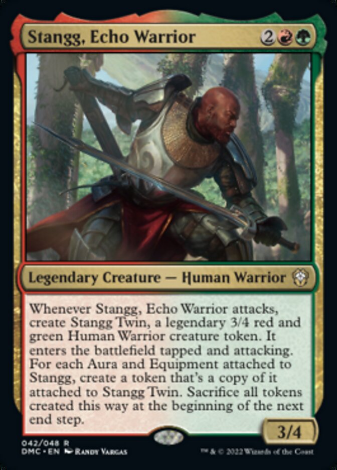 Stangg, Echo Warrior [Dominaria United Commander] - Evolution TCG