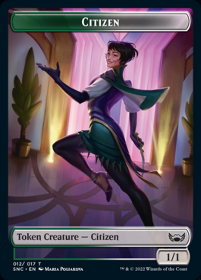 Cat // Citizen Double-sided Token [Streets of New Capenna Tokens] - Evolution TCG