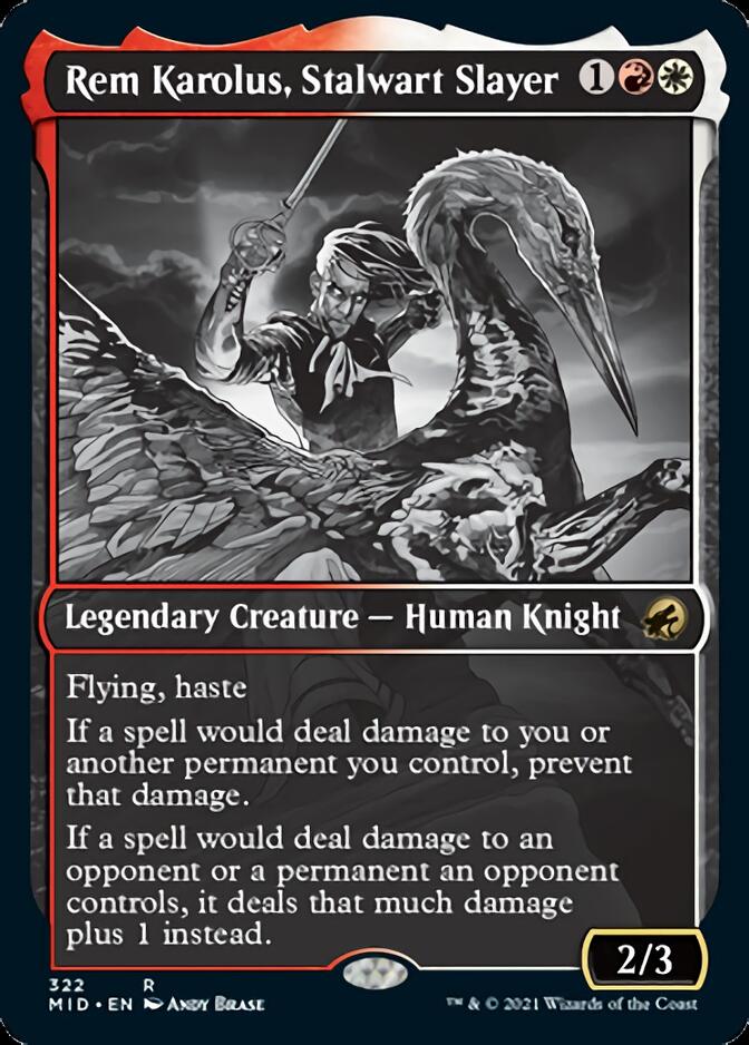 Rem Karolus, Stalwart Slayer (Showcase Eternal Night) [Innistrad: Midnight Hunt] - Evolution TCG