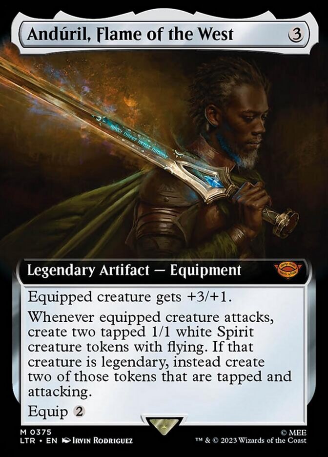 Anduril, Flame of the West (Extended Art) [The Lord of the Rings: Tales of Middle-Earth] - Evolution TCG