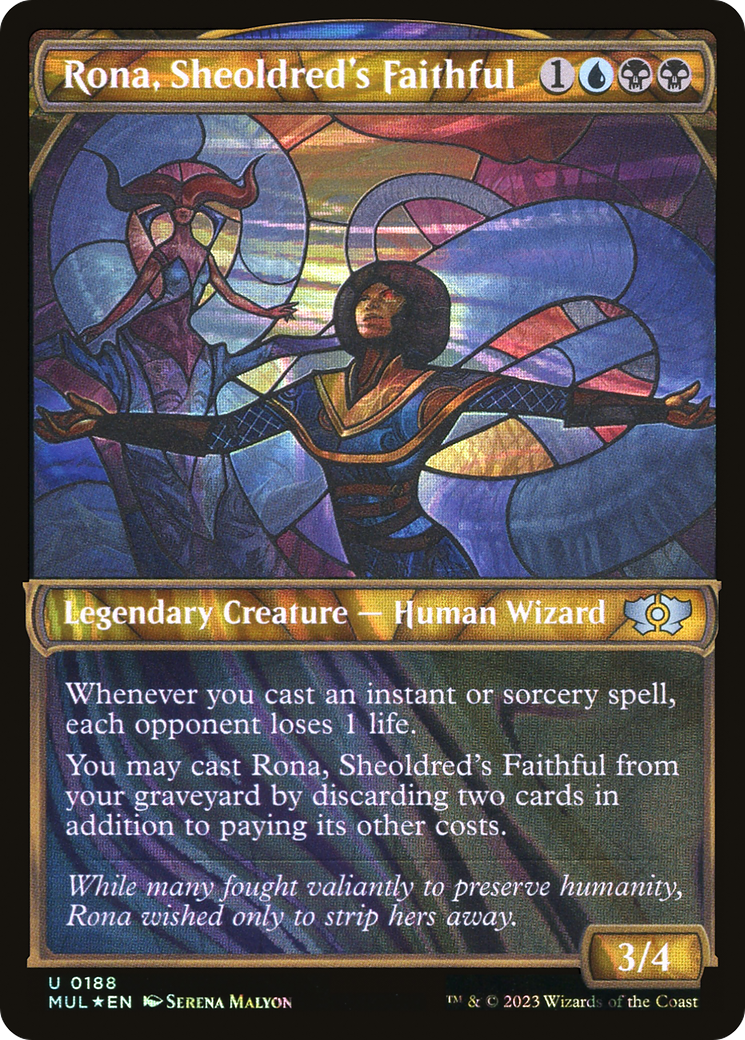 Rona, Sheoldred's Faithful (Halo Foil) [Multiverse Legends] - Evolution TCG