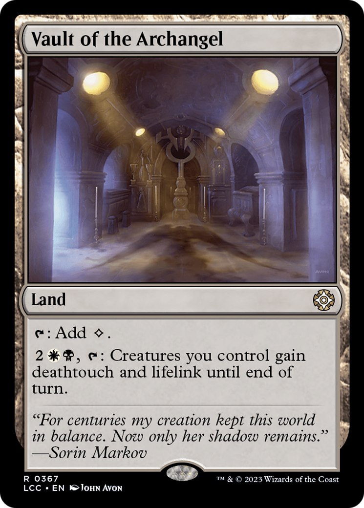 Vault of the Archangel [The Lost Caverns of Ixalan Commander] - Evolution TCG