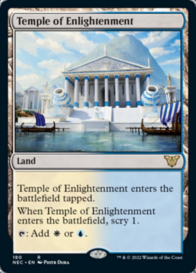 Temple of Enlightenment [Kamigawa: Neon Dynasty Commander] - Evolution TCG