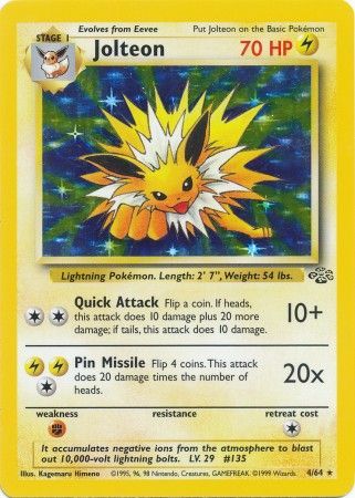 Jolteon (4/64) [Jungle Unlimited] - Evolution TCG