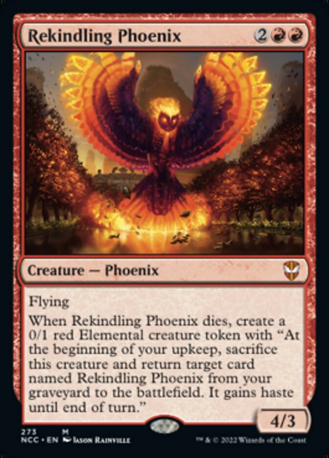 Rekindling Phoenix [Streets of New Capenna Commander] - Evolution TCG
