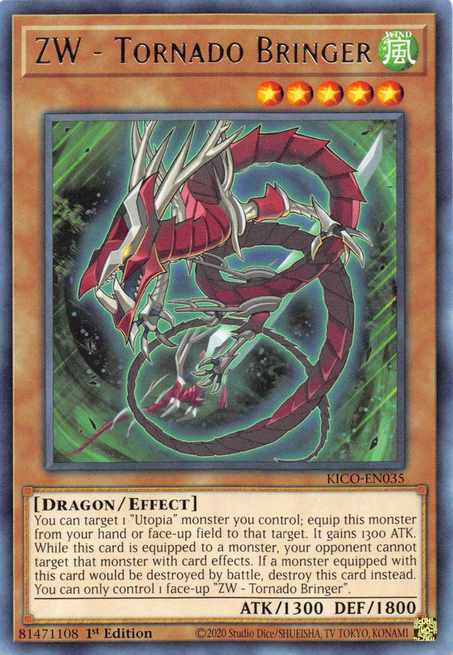 ZW - Tornado Bringer [KICO-EN035] Rare - Evolution TCG