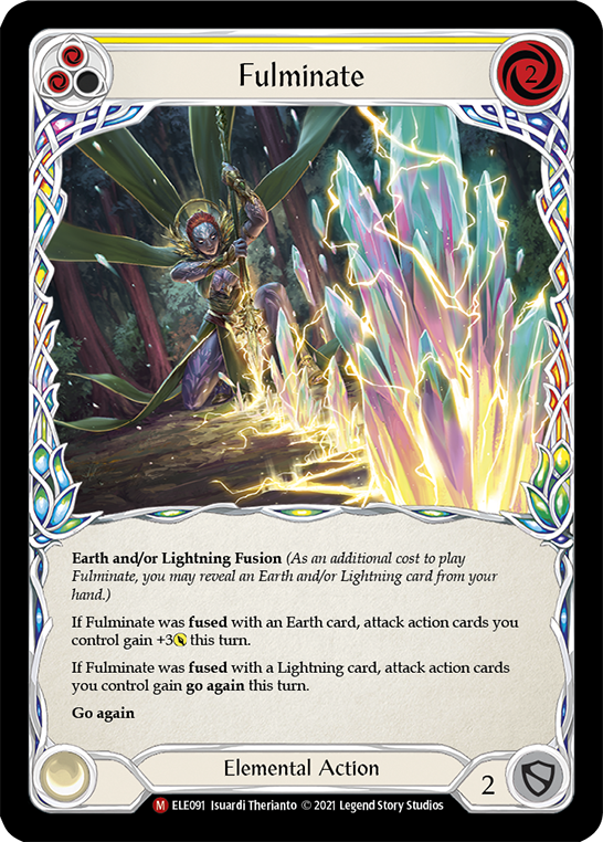 Fulminate [ELE091] (Tales of Aria)  1st Edition Normal - Evolution TCG