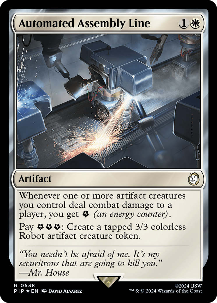 Automated Assembly Line (Surge Foil) [Fallout] - Evolution TCG