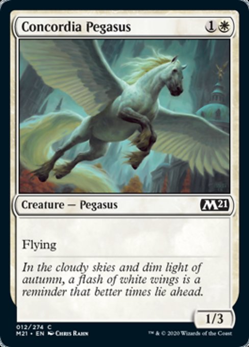 Concordia Pegasus [Core Set 2021] - Evolution TCG