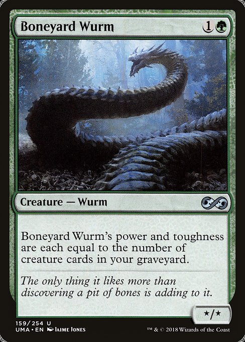 Boneyard Wurm [Ultimate Masters] - Evolution TCG