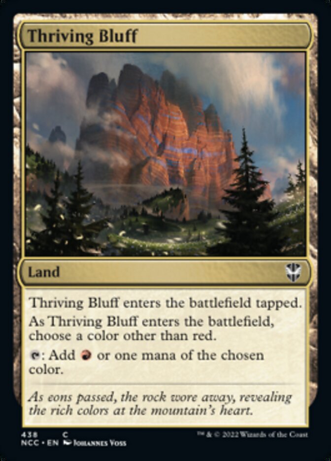 Thriving Bluff [Streets of New Capenna Commander] - Evolution TCG