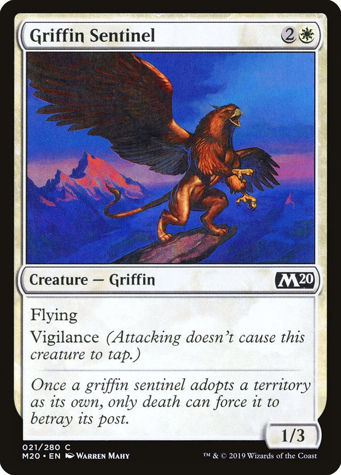 Griffin Sentinel [Core Set 2020] - Evolution TCG