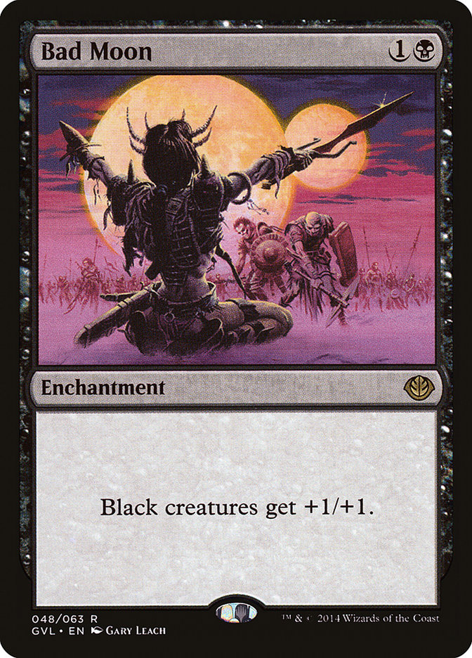 Bad Moon (Garruk vs. Liliana) [Duel Decks Anthology] - Evolution TCG