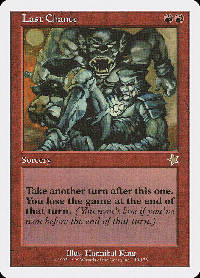 Last Chance [Starter 1999] - Evolution TCG