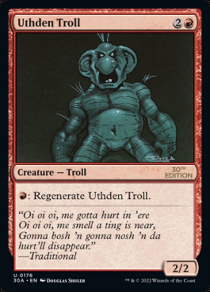 Uthden Troll [30th Anniversary Edition] - Evolution TCG