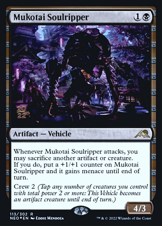 Mukotai Soulripper [Kamigawa: Neon Dynasty Prerelease Promos] - Evolution TCG