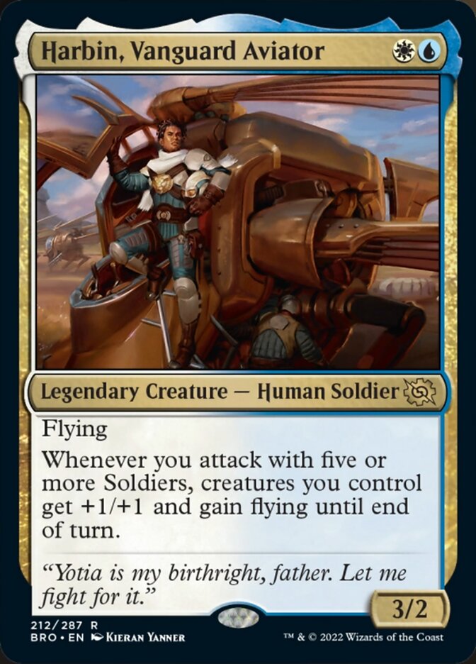 Harbin, Vanguard Aviator [The Brothers' War] - Evolution TCG