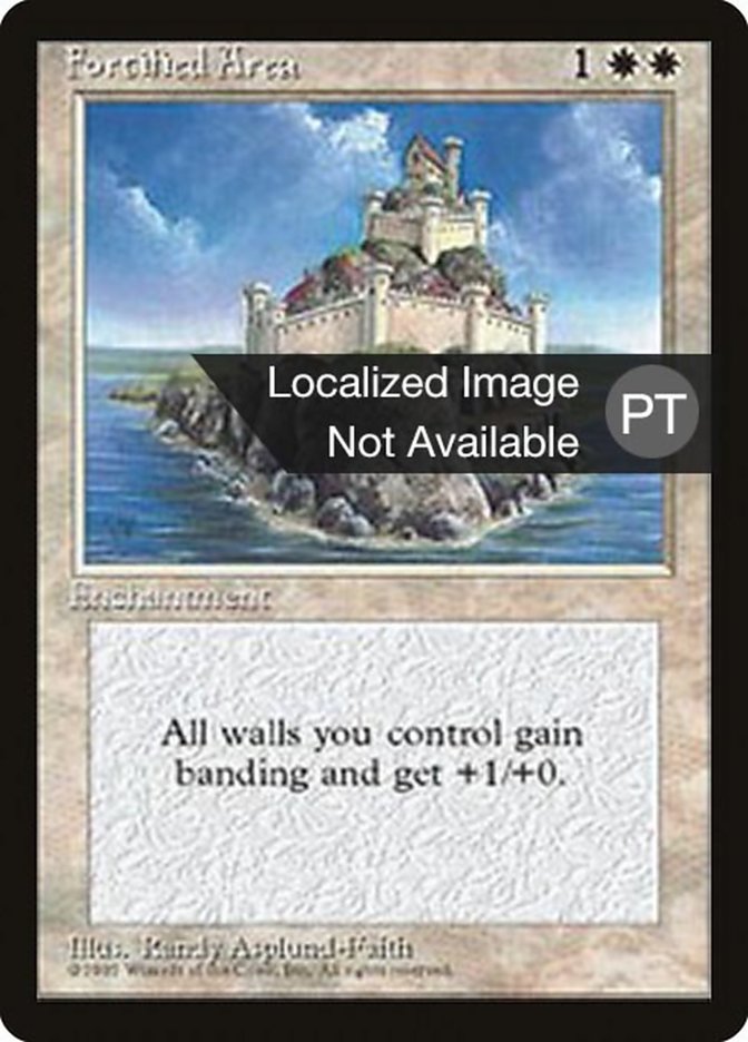 Fortified Area [Fourth Edition (Foreign Black Border)] - Evolution TCG