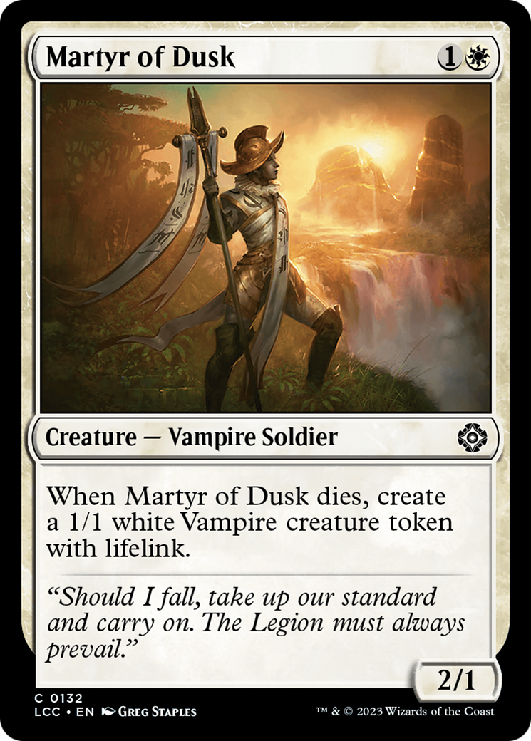 Martyr of Dusk [The Lost Caverns of Ixalan Commander] - Evolution TCG